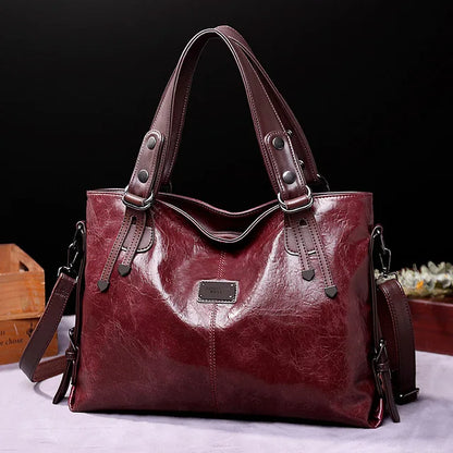 Bolsas de couro macio vintage