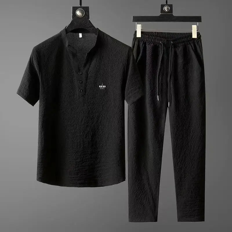 Conjunto masculino casual verão 2026
