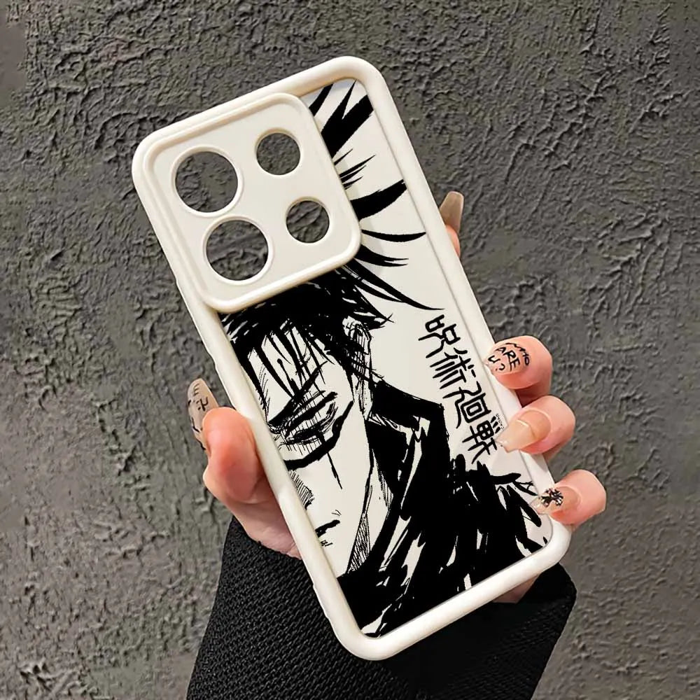 Capa Jujutsu Kaisen Anime para Xiaomi, POCO e Redmi – Design Exclusivo e Proteção