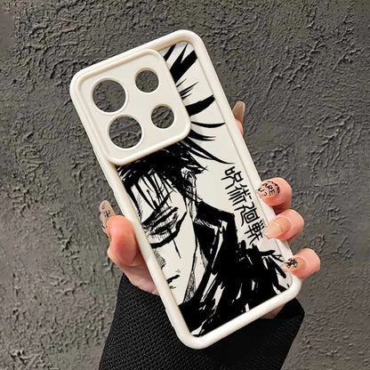 Capa Jujutsu Kaisen Anime para Xiaomi, POCO e Redmi – Design Exclusivo e Proteção