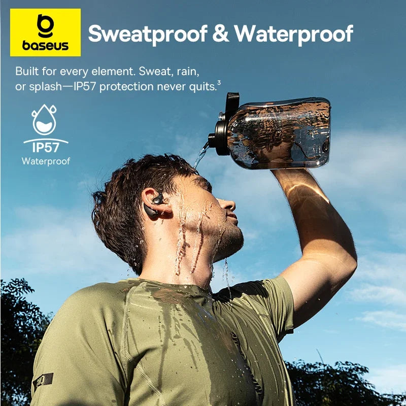 Fones de ouvido sem fio Baseus Eli Sport 2 com Bluetooth 6.0 OWS