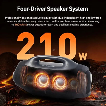 Caixa de Som JBL Boombox 4 — Bluetooth, Portátil e à Prova de Água