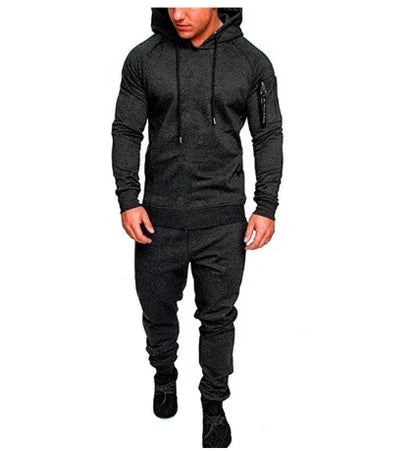 Conjunto esportivo militar tático com capuz