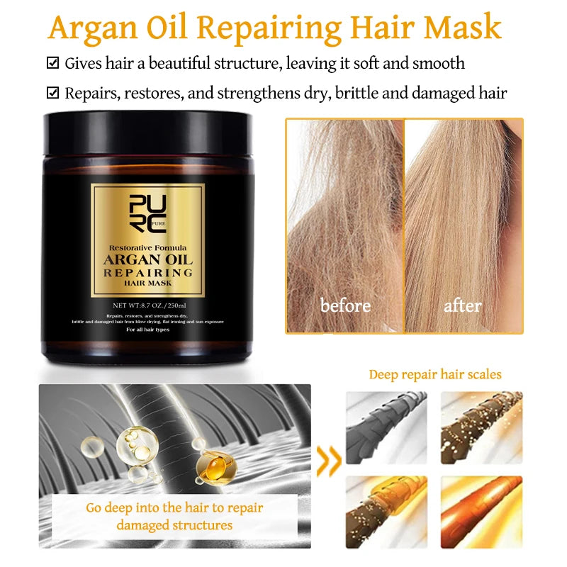PURC - Shampoo e Condicionador com Óleo de Argan Marrocos