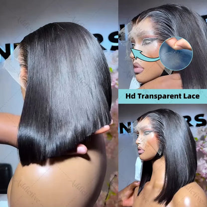 Perucas de cabelo humano de renda frontal
