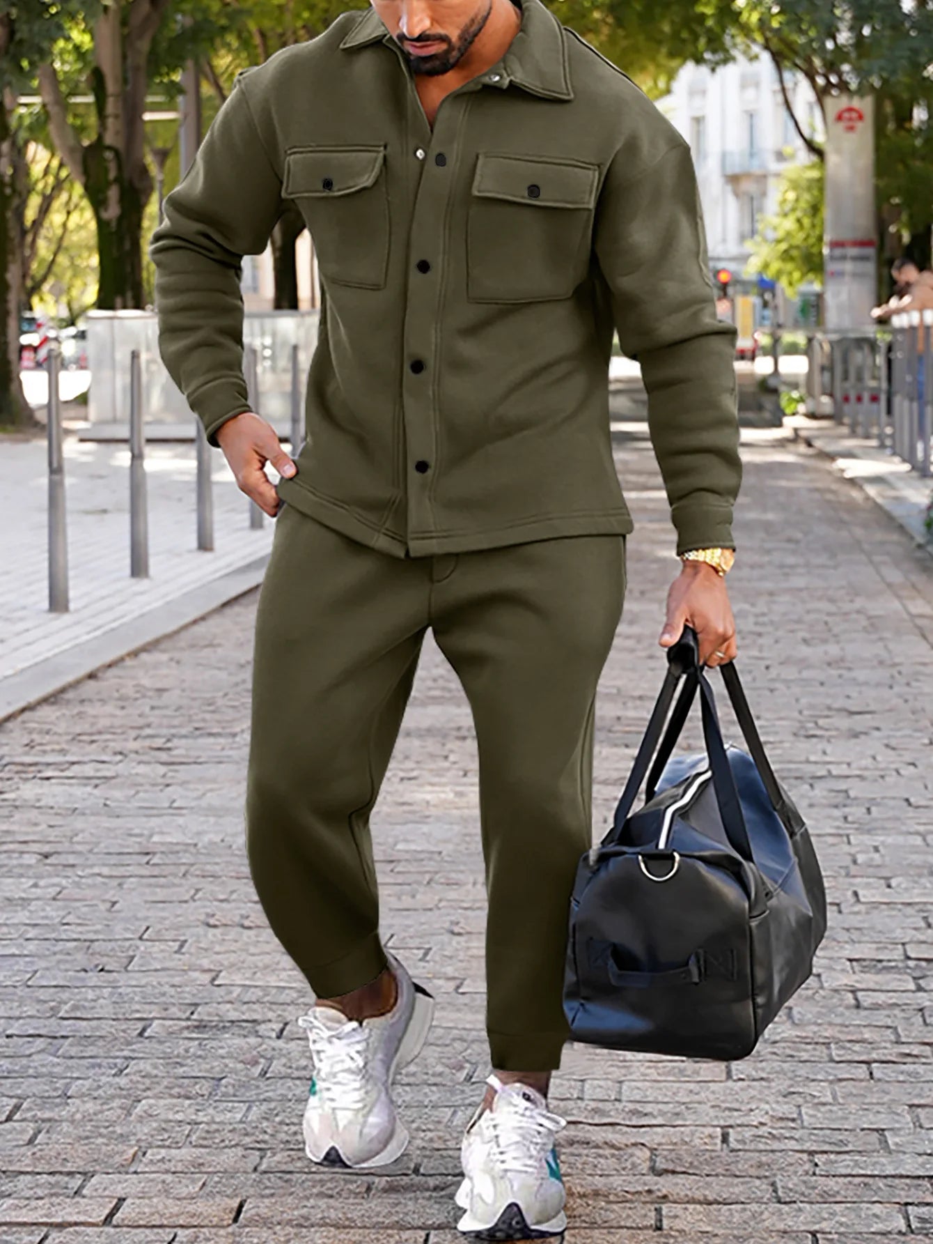 Fato casual esportivo