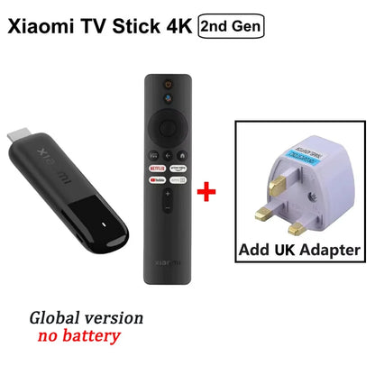 Xiaomi TV Stick 4K 2ª geração 2025 Versão global
