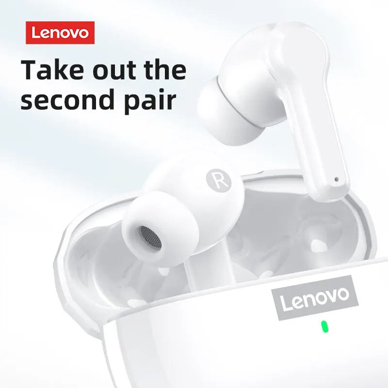 Fones de ouvido Lenovo-LP1S Redução de Ruído