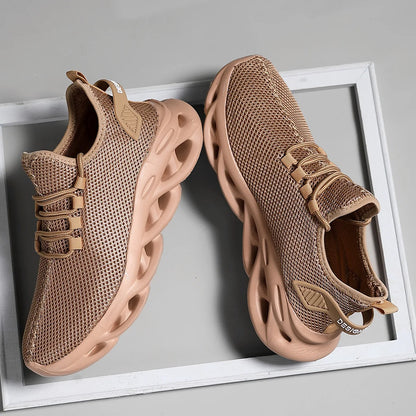 Tênis esportivos casuais malha