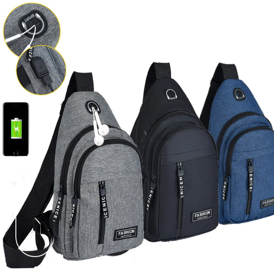 Mochila de peito casual
