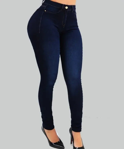 Calça Jeans denim cintura alta