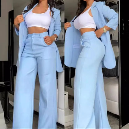 Fato elegante cor sólida