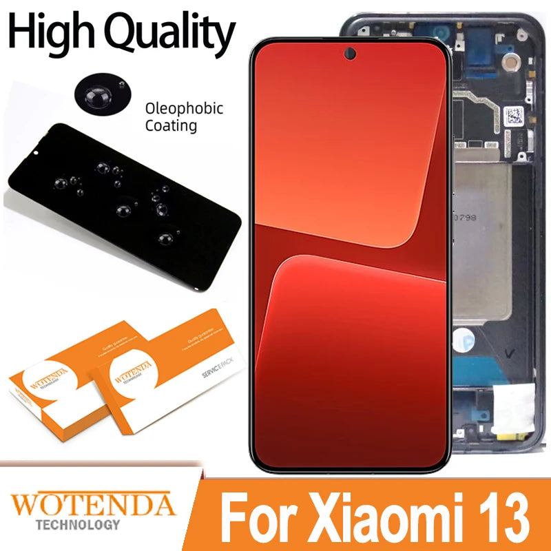 Ecrã AMOLED para Xiaomi 13 com ou sem Moldura