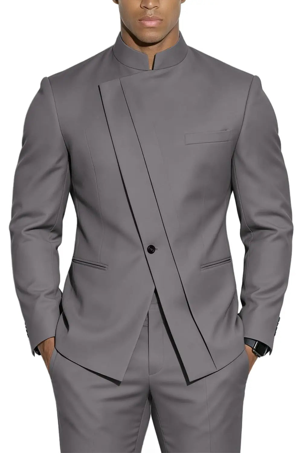 Fato Masculino de 2 Peças WSMDA — Gola Alta