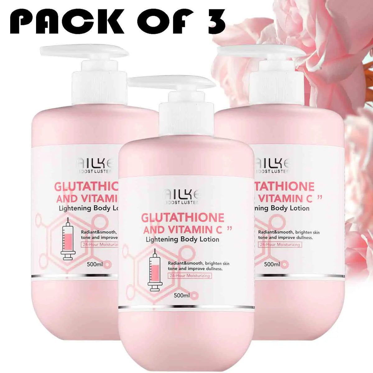 Conjunto de Cuidados de Pele AILKE com Vitamina C