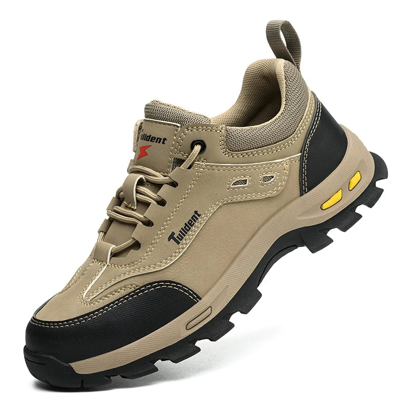 Sapatos de Segurança Masculinos Antiperfuração e Resistentes ao Desgaste