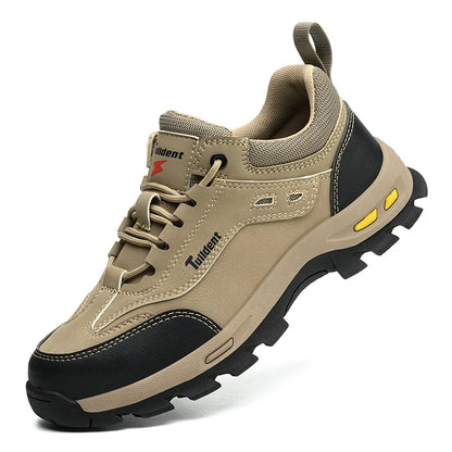 Sapatos de Segurança Masculinos Antiperfuração e Resistentes ao Desgaste
