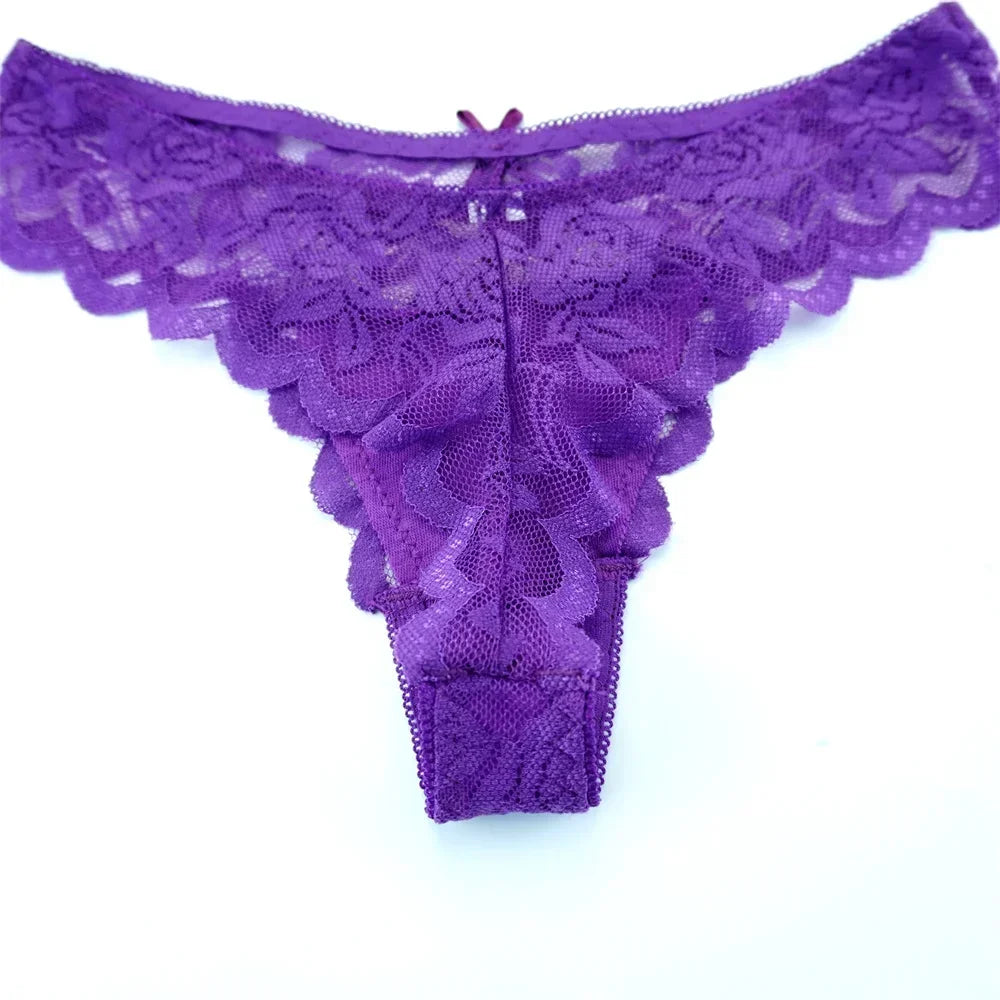 Lingerie de renda transparente