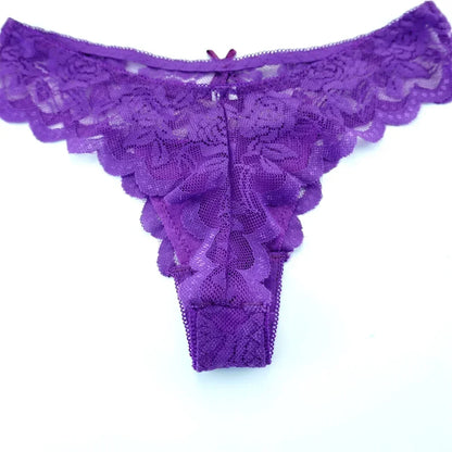 Lingerie de renda transparente