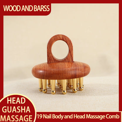 Ferramenta massageadora facial Guasha Varinha Kansa