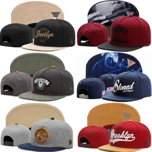 Chapéus snapback estilo hip hop