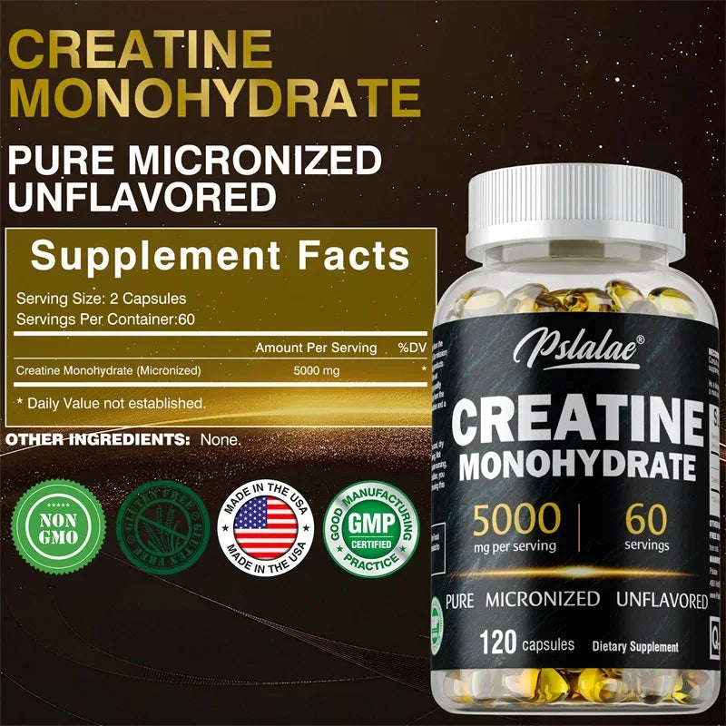 Creatina Monohidratada em Cápsulas – Suplemento para Treino