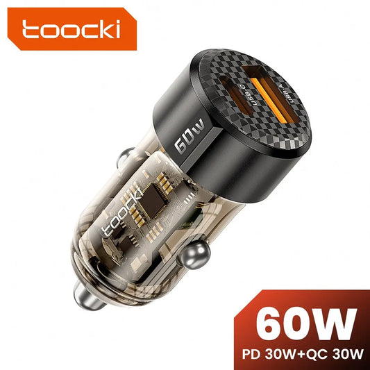 Carregador de carro Toocki 60w