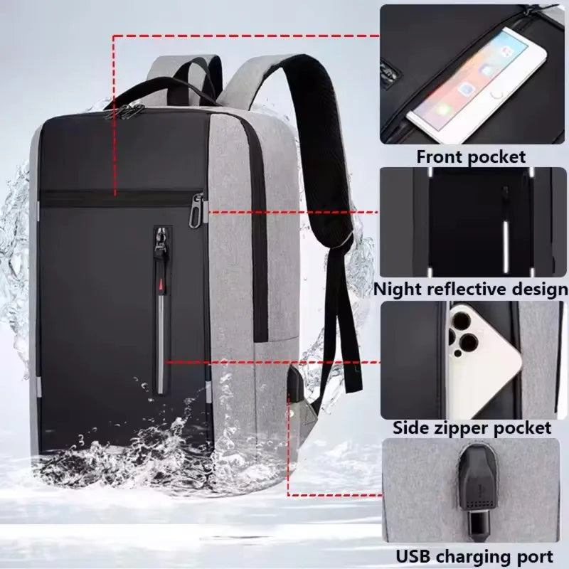 Mochila para Portátil até 15,6″ com Porta USB