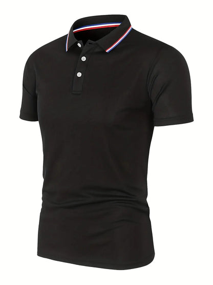 Camisa polo cor sólida