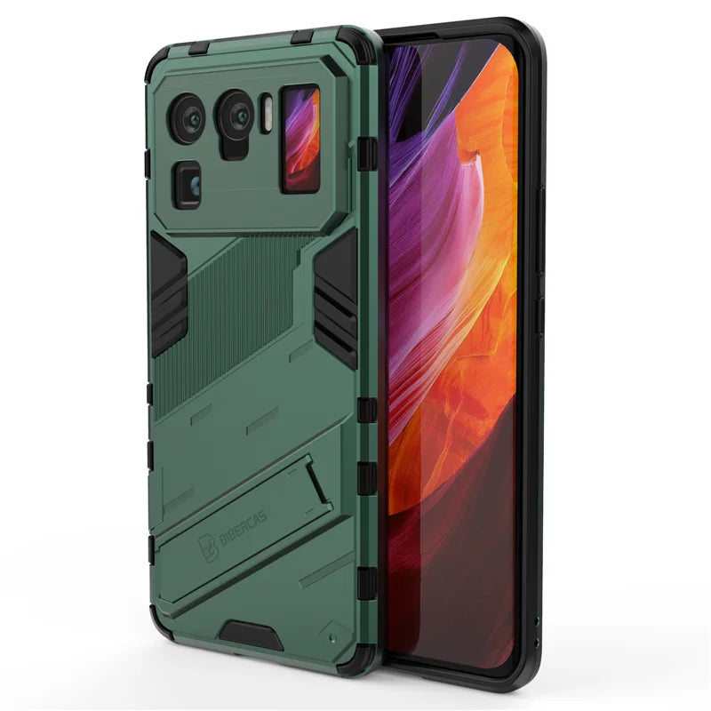 Capa Antichoque com Suporte para Xiaomi Mi 11 Ultra e Outros Modelos