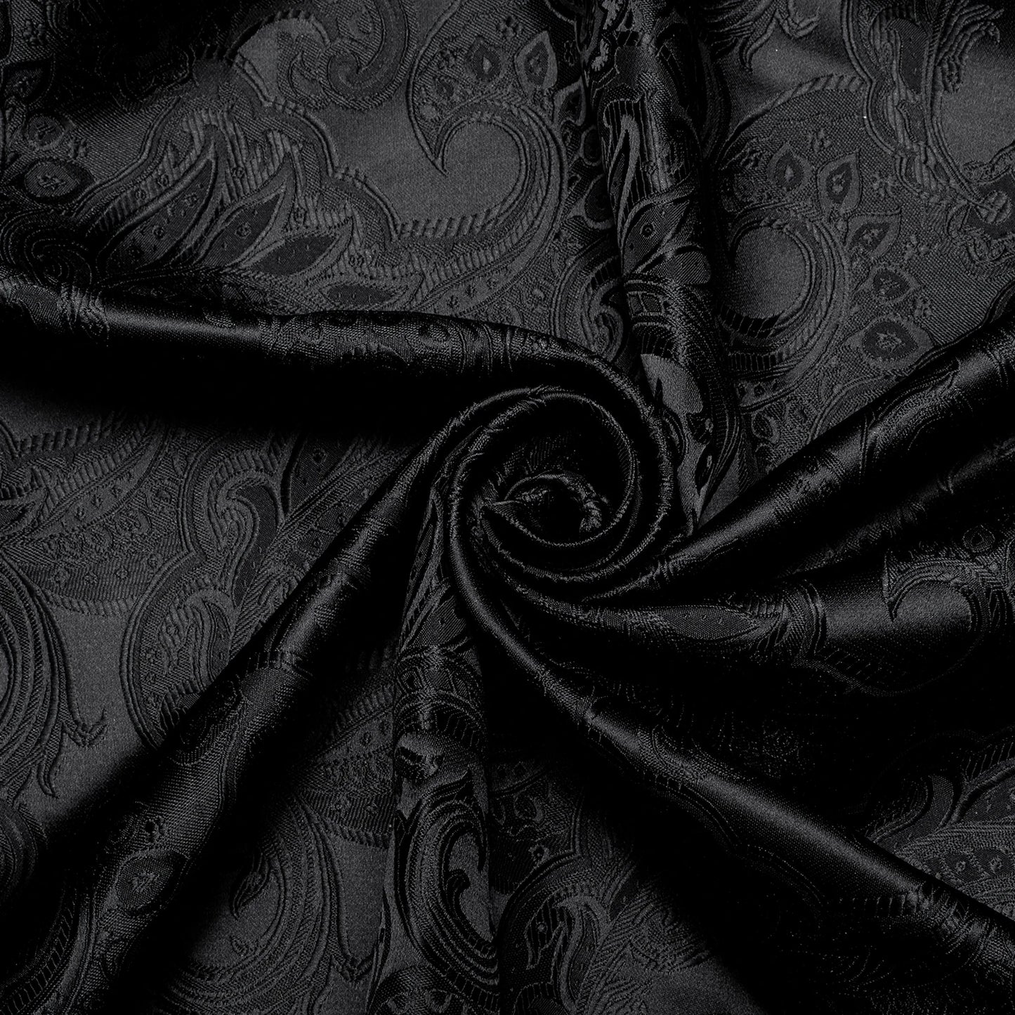 Camisa Masculina Paisley de Manga Longa em Poliéster