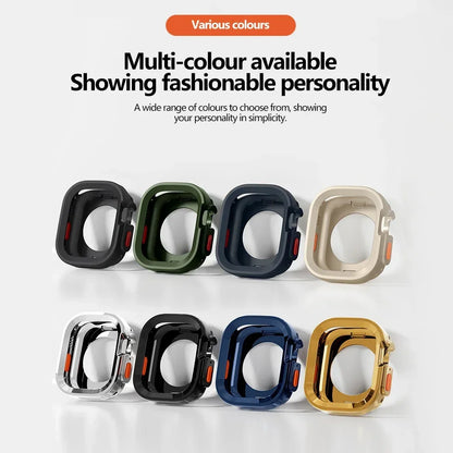 Capa protetora esportiva de silicone macia para Apple Watch