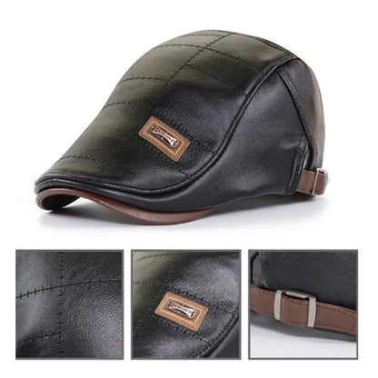 Bonés de jornaleiro de couro ajustável