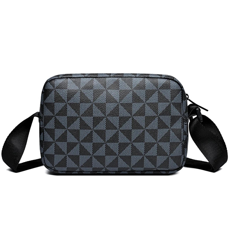 Bolsa Masculina Tiracolo em Couro PU — Casual e Versátil