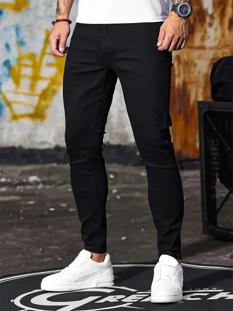 Calça Jeans Masculina Slim Fit Clássica
