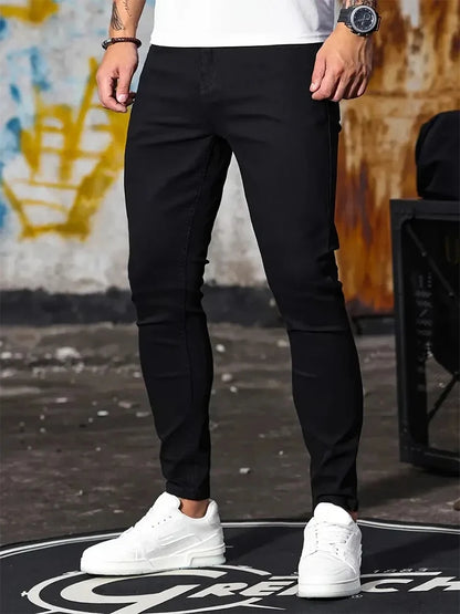 Calça Jeans Masculina Slim Fit Clássica