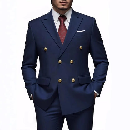 Terno botão duplo slim fit