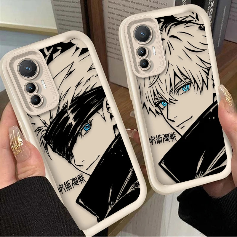 Capa de Silicone Gojo Jujutsu Kaisen para Xiaomi – Proteção e Estilo