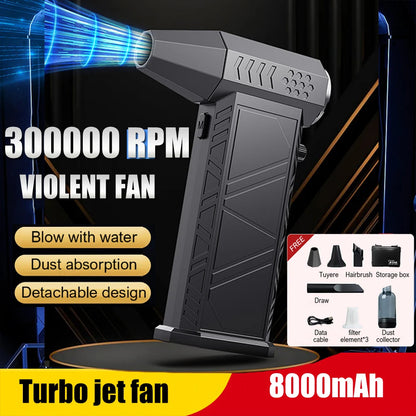 Soprador de jato turbo X9 300000 RPM