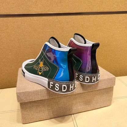 Tênis esportivo masculino de cano alto