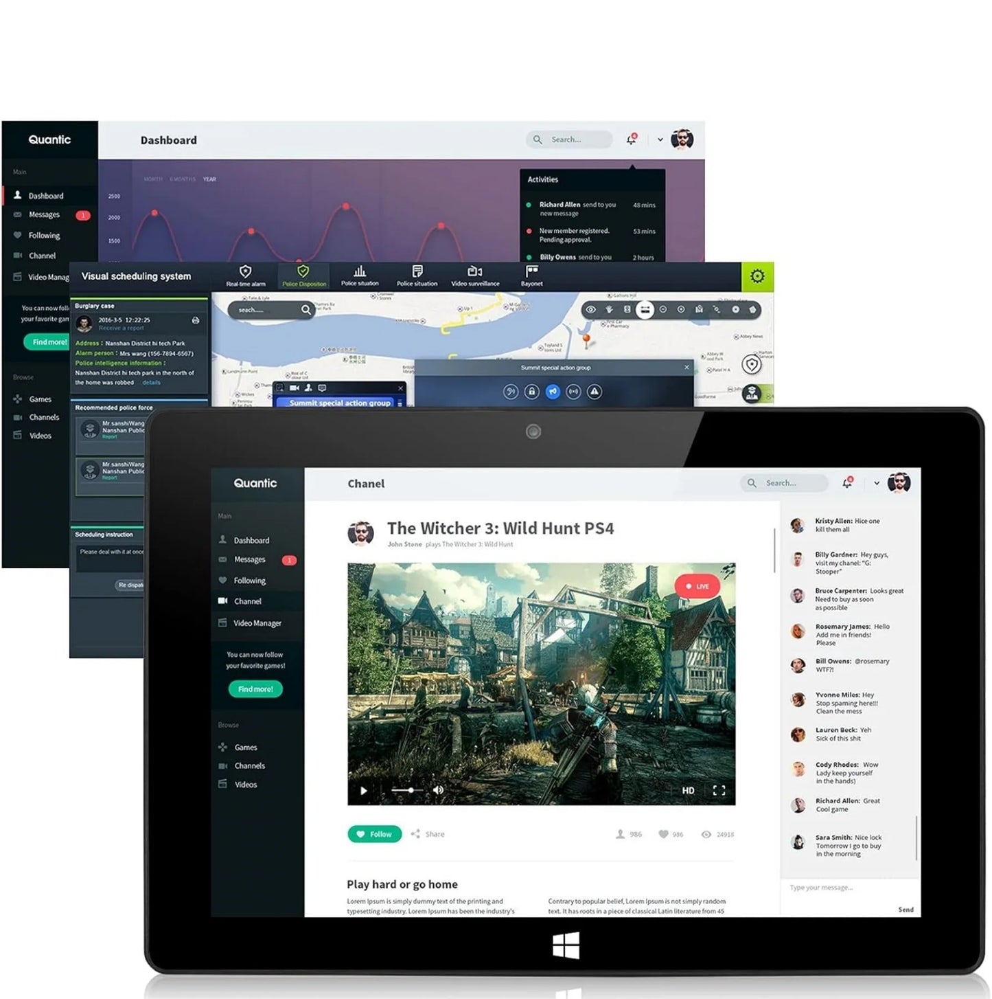 Tablet PC MTL10W 10,1" com Windows 10 – 4GB RAM, 32GB ROM