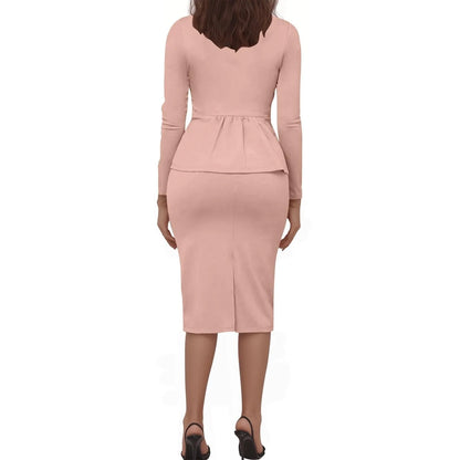 Conjunto Feminino de 2 Peças — Blazer e Saia