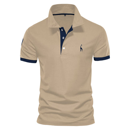 Polo girafa camisa bordado