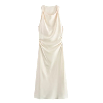Vestidos longos cetim