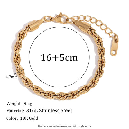 Pulseira Feminina Ebbelle em Aço Inoxidável