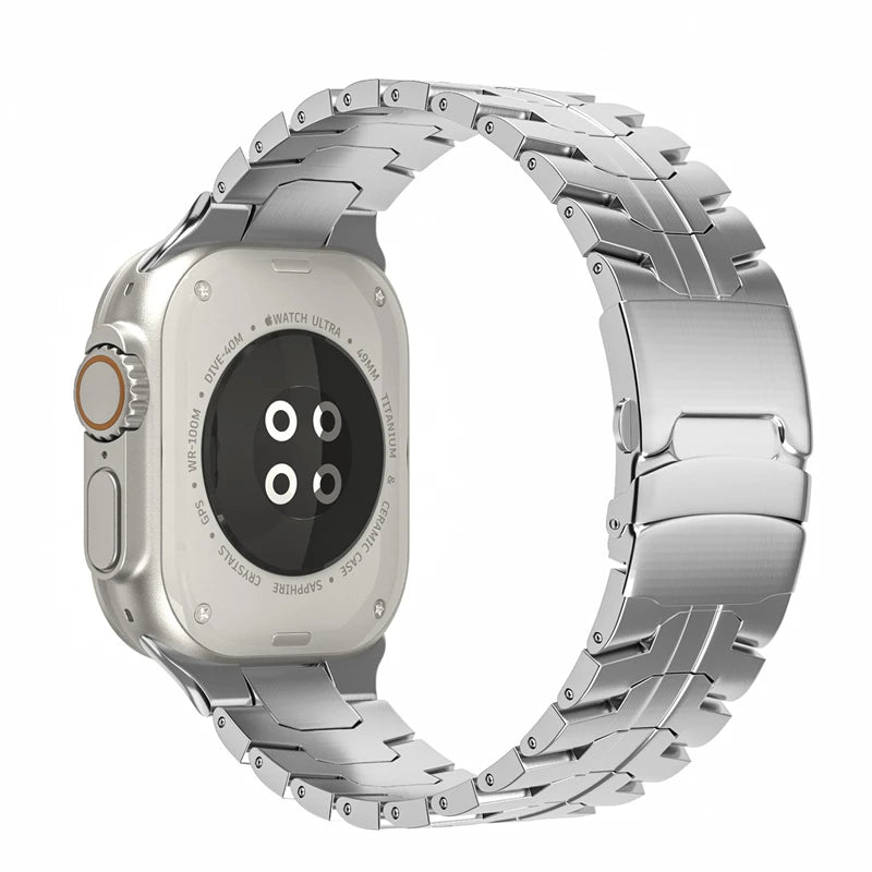 Pulseira de Aço Inoxidável para Apple Watch — 42 a 49 mm