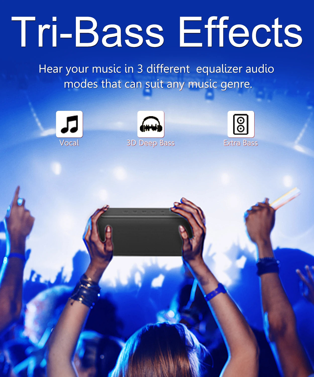 Caixa de Som Bluetooth Xdobo X8II de 60W com Subwoofer TWS