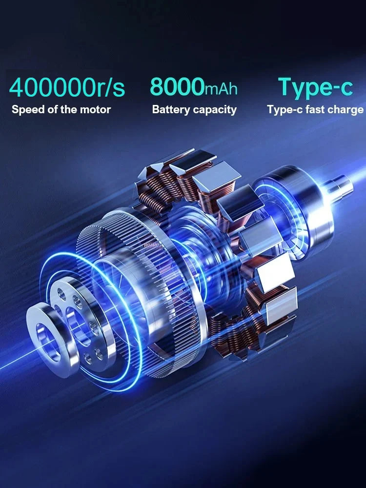 Ventilador turbo x9 de 800.000 rpm