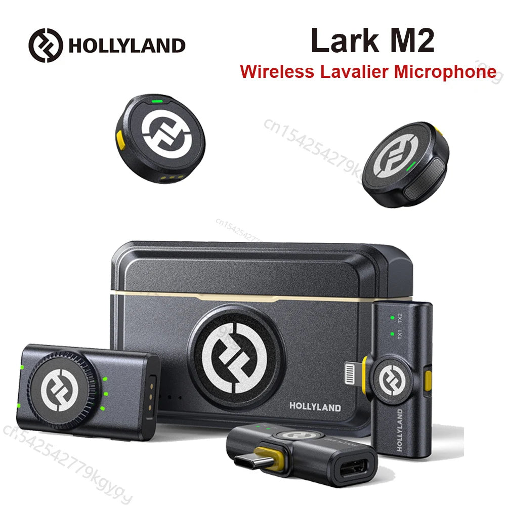 Microfone de Lapela Sem Fio LARK M2 — 300 m, Cancelamento de Ruído e Áudio Hi-Fi
