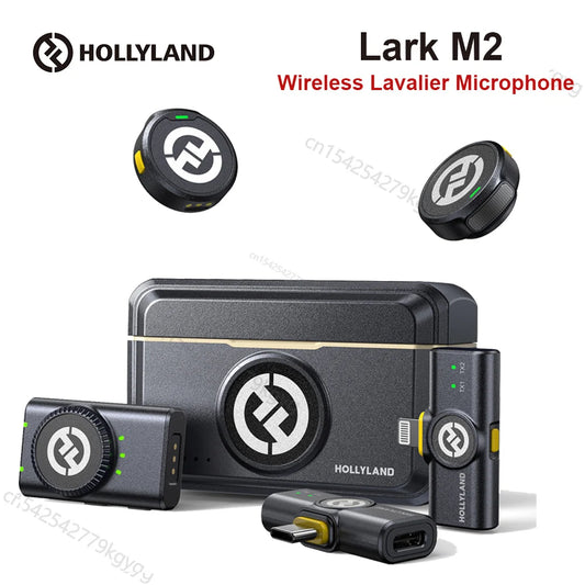 Microfone de Lapela Sem Fio LARK M2 — 300 m, Cancelamento de Ruído e Áudio Hi-Fi